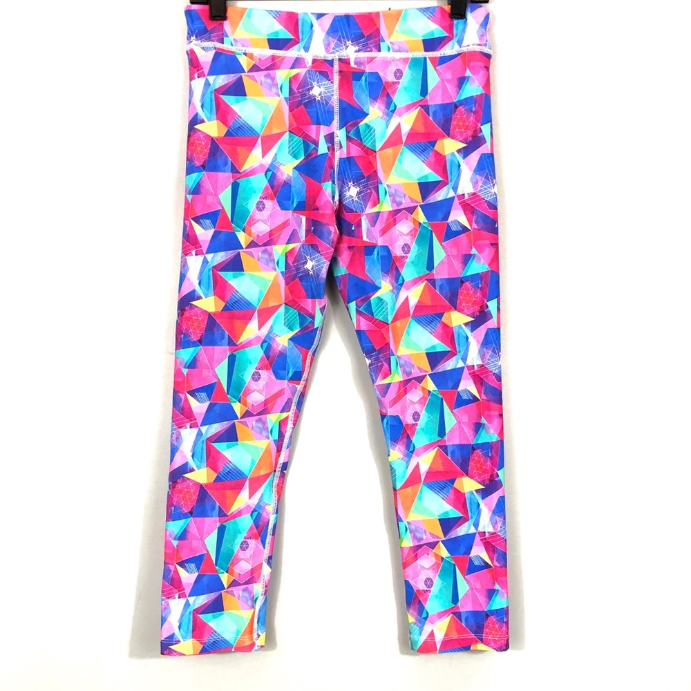 abi and joseph abstract pink capris tights